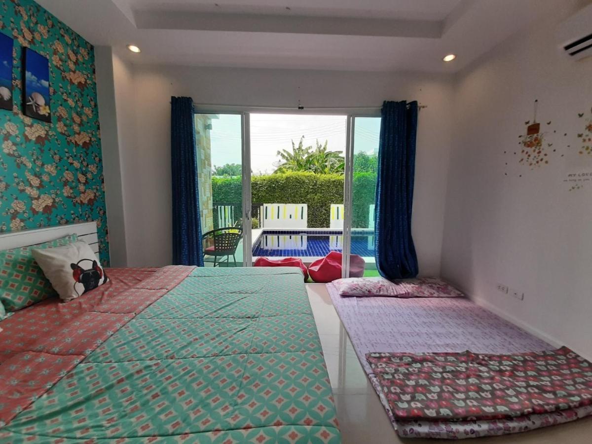 บ้านเขมิกา พูลวิลล่า หัวหิน พัก 4-15 คน คาราโอเกะ ปาตี้ ปิ้งย่าง Bagian luar foto